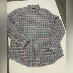 Ralph Lauren Mens Long Sleeve Button Down Casual Shirt Size XL